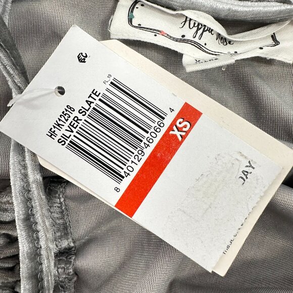 NEW! Hippie Rose Satin Ruched Top Silver Shiny Adjustable Straps XS Stretch Poly - Picture 5 of 15